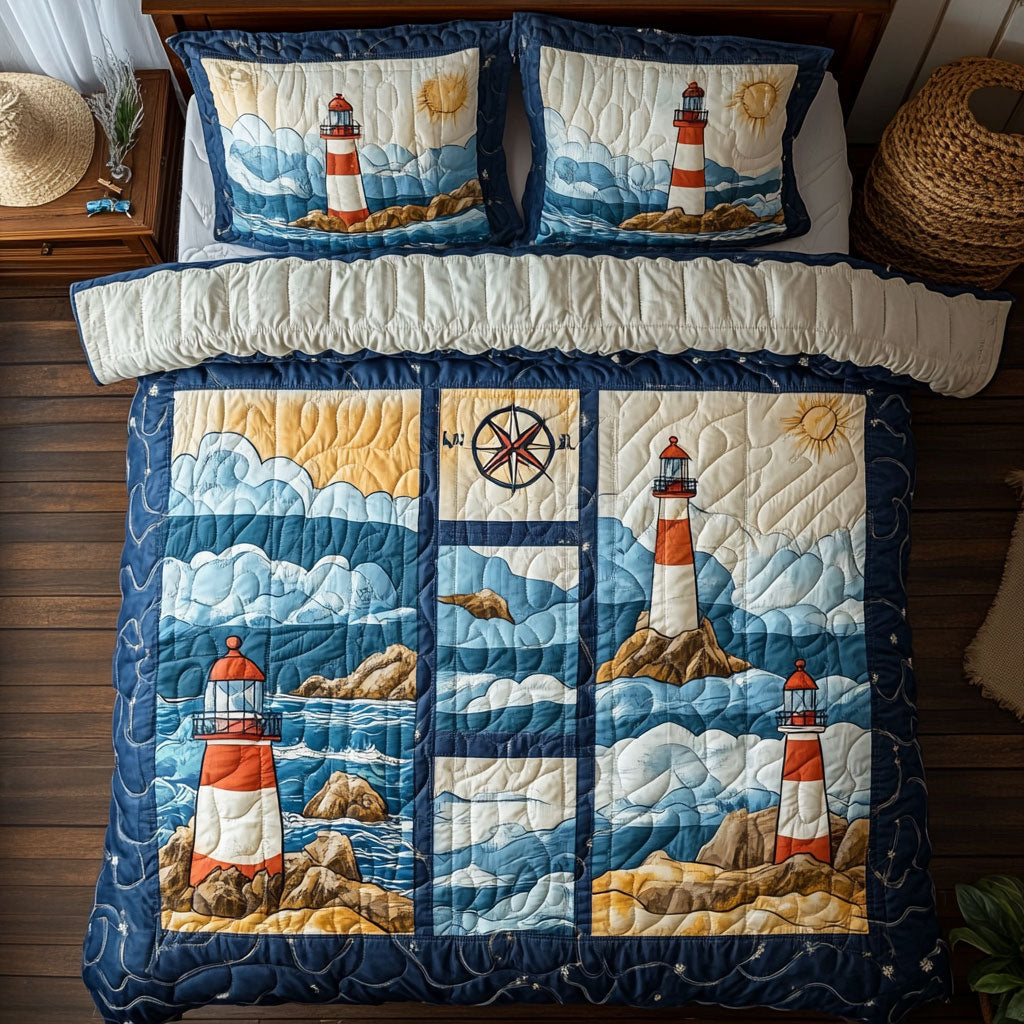 Compass Lighthouse WY1208076CL Duvet Cover Set