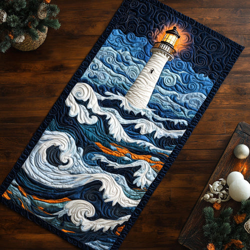 Guiding Light CP2804019CL Quilted Table Runner