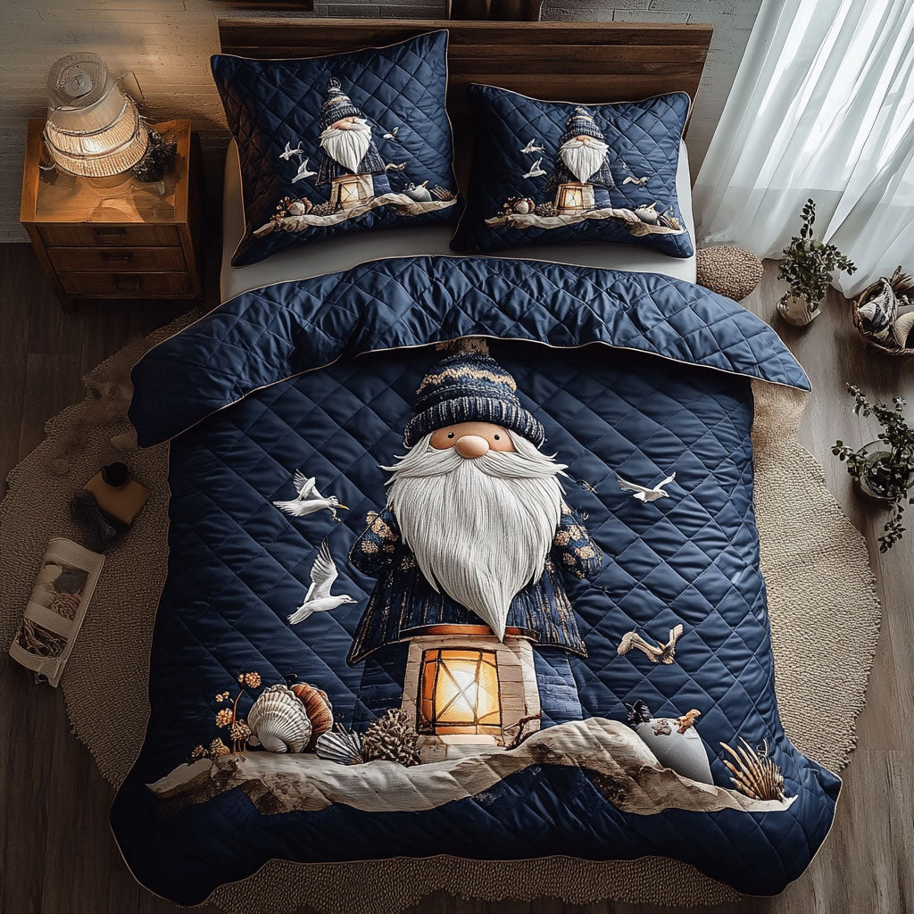 Coastal Breeze Gnome WN2509009CL Duvet Cover Set