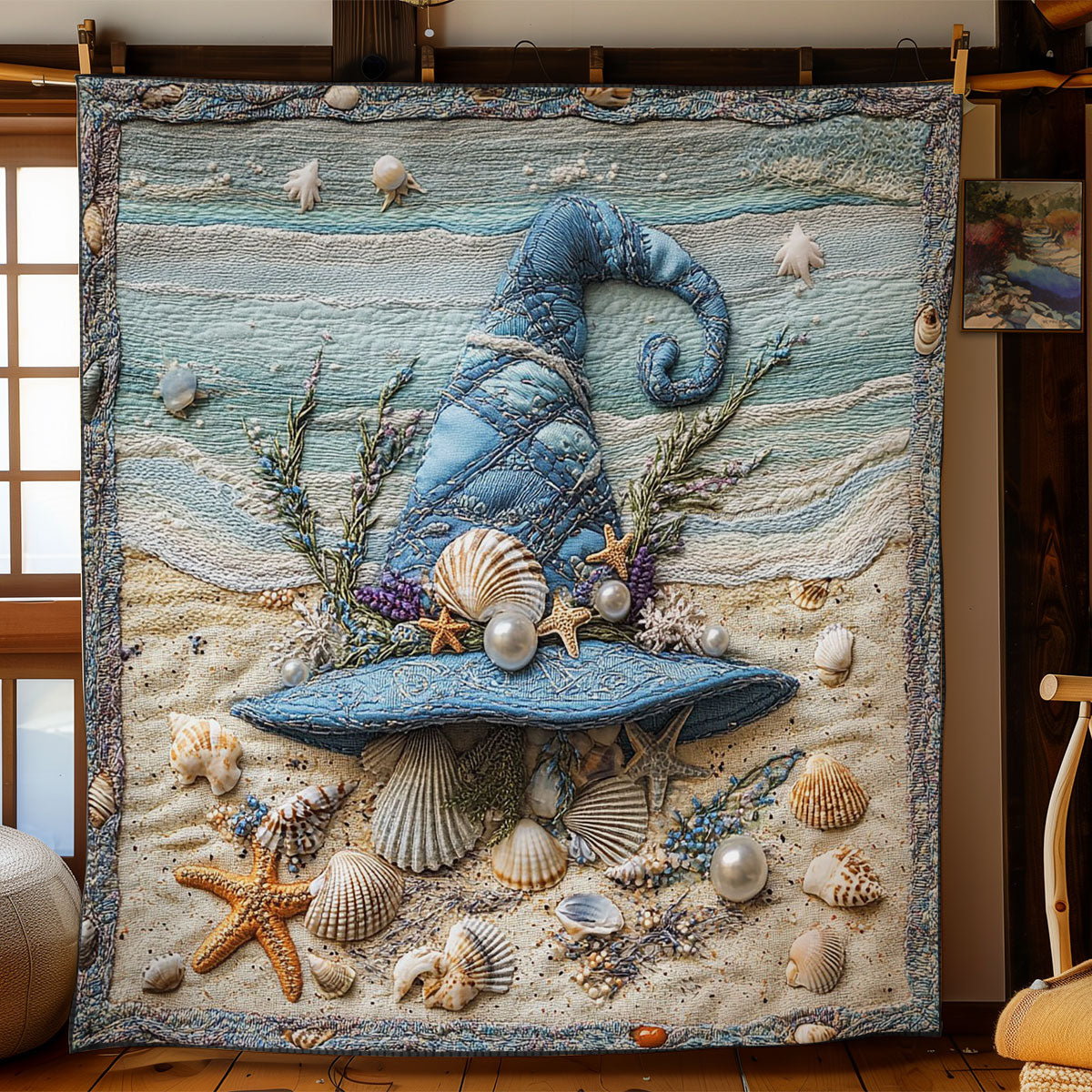 Wizard Hat Seashore WN0606051CL Quilt