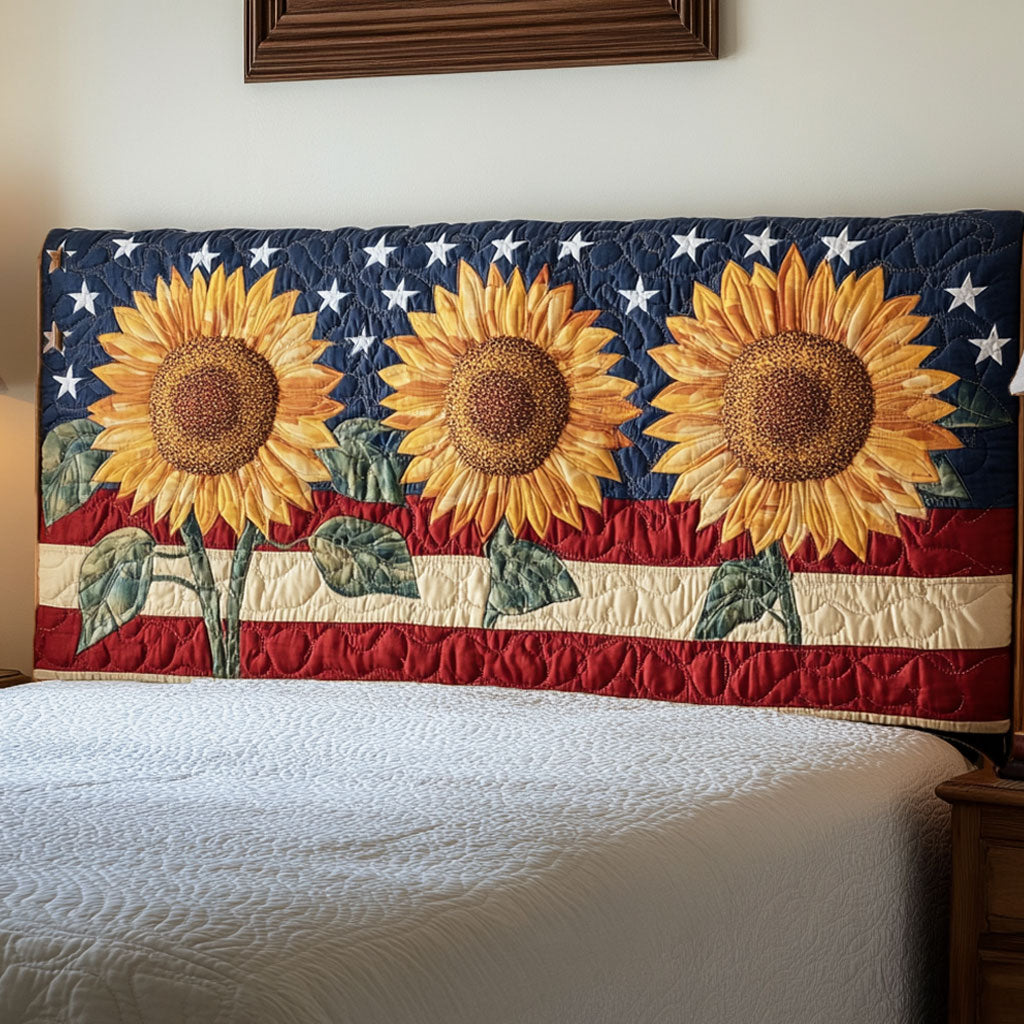 Americana Bloom CP0301048CL Quilted Headboard Slipcover