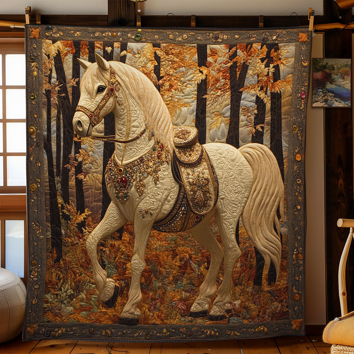 Royal Horse Autumn WY1303019CL Quilt