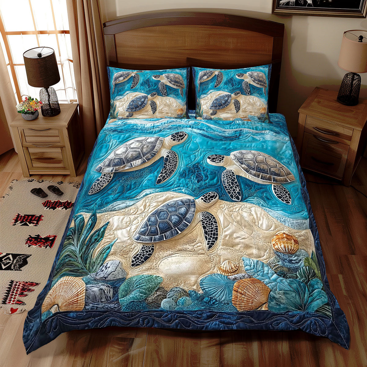 Sea Turtle WJ2712037CL Duvet Cover Set