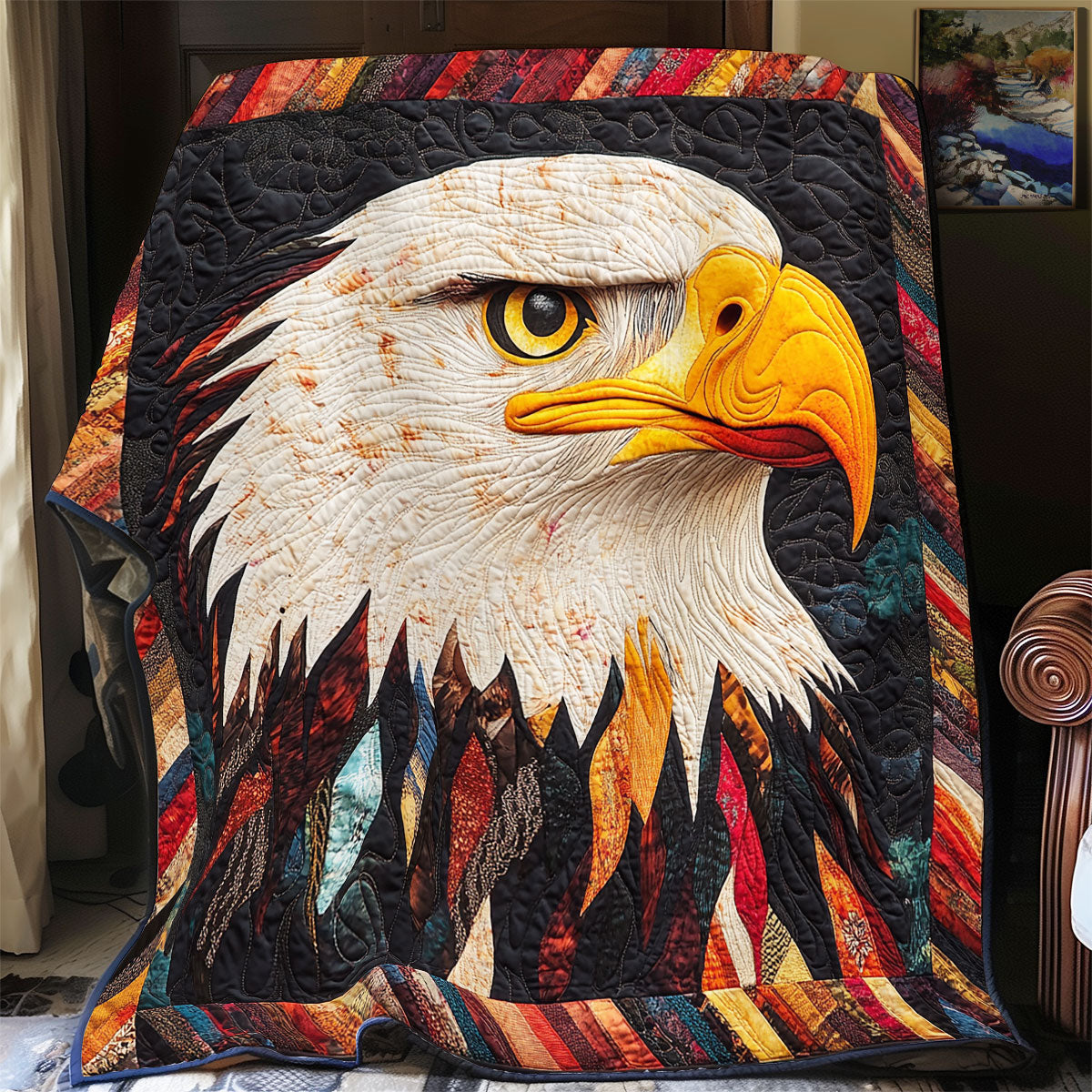Eagle Portrait WX1703019CL Quilt