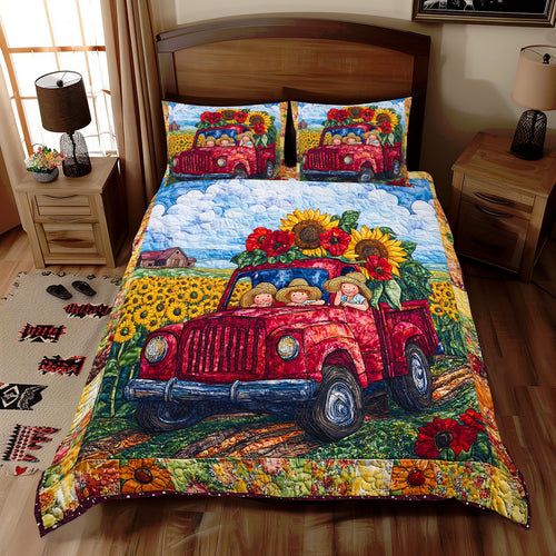 Red Truck WX1612075CL Duvet Cover Set