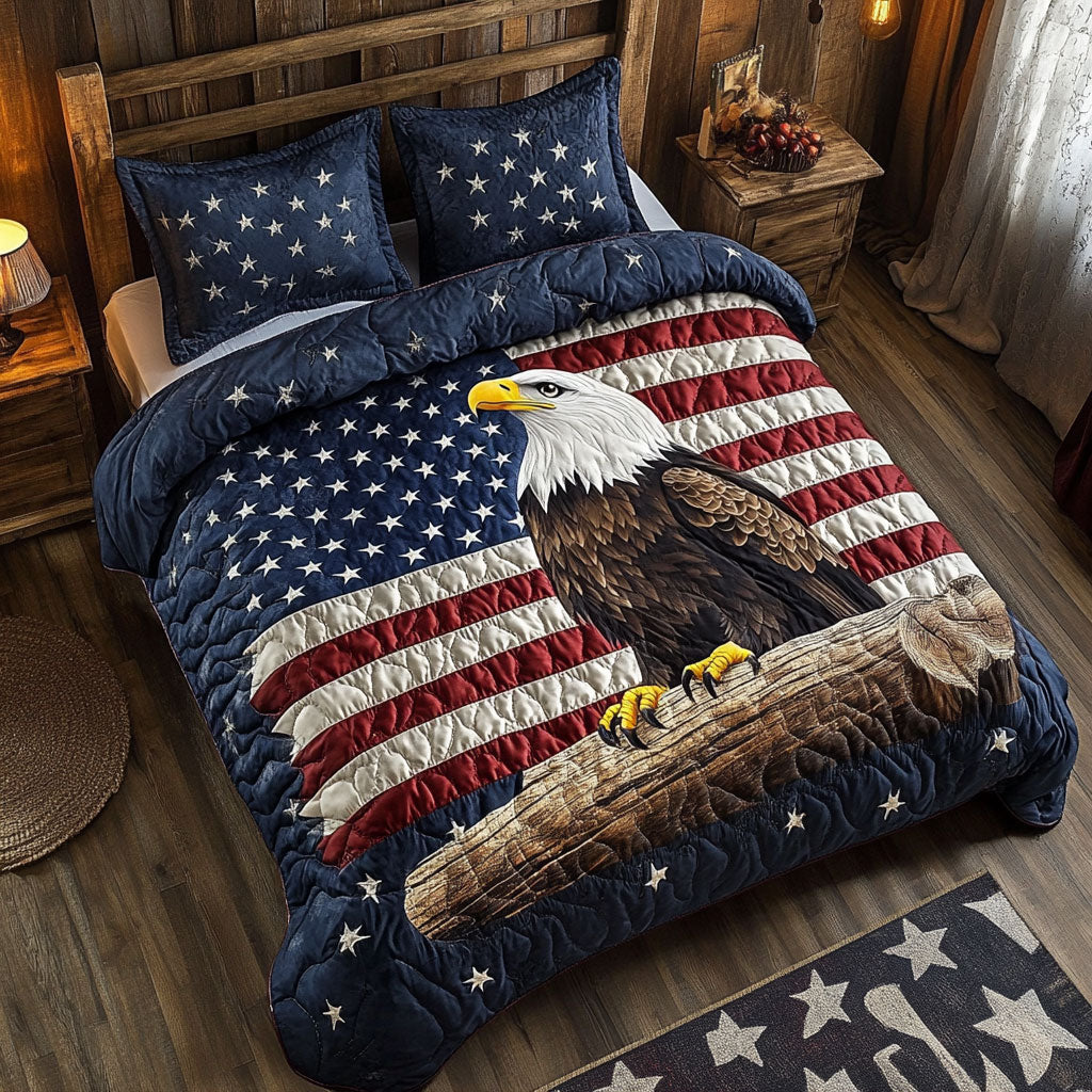 Patriotic Eagle WJ0906026CL Duvet Cover Set