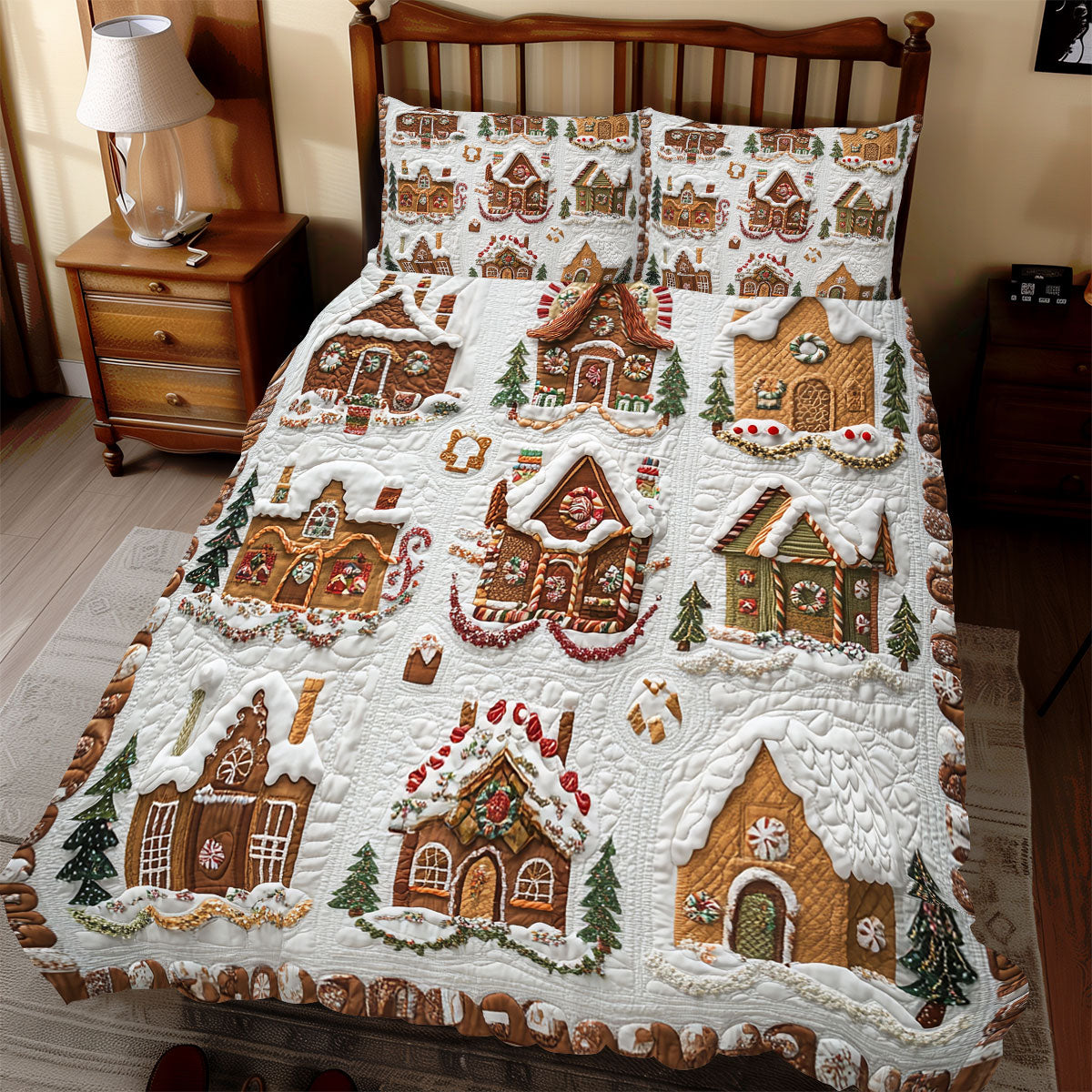 Gingerbread House WX0212072CL Duvet Cover Set