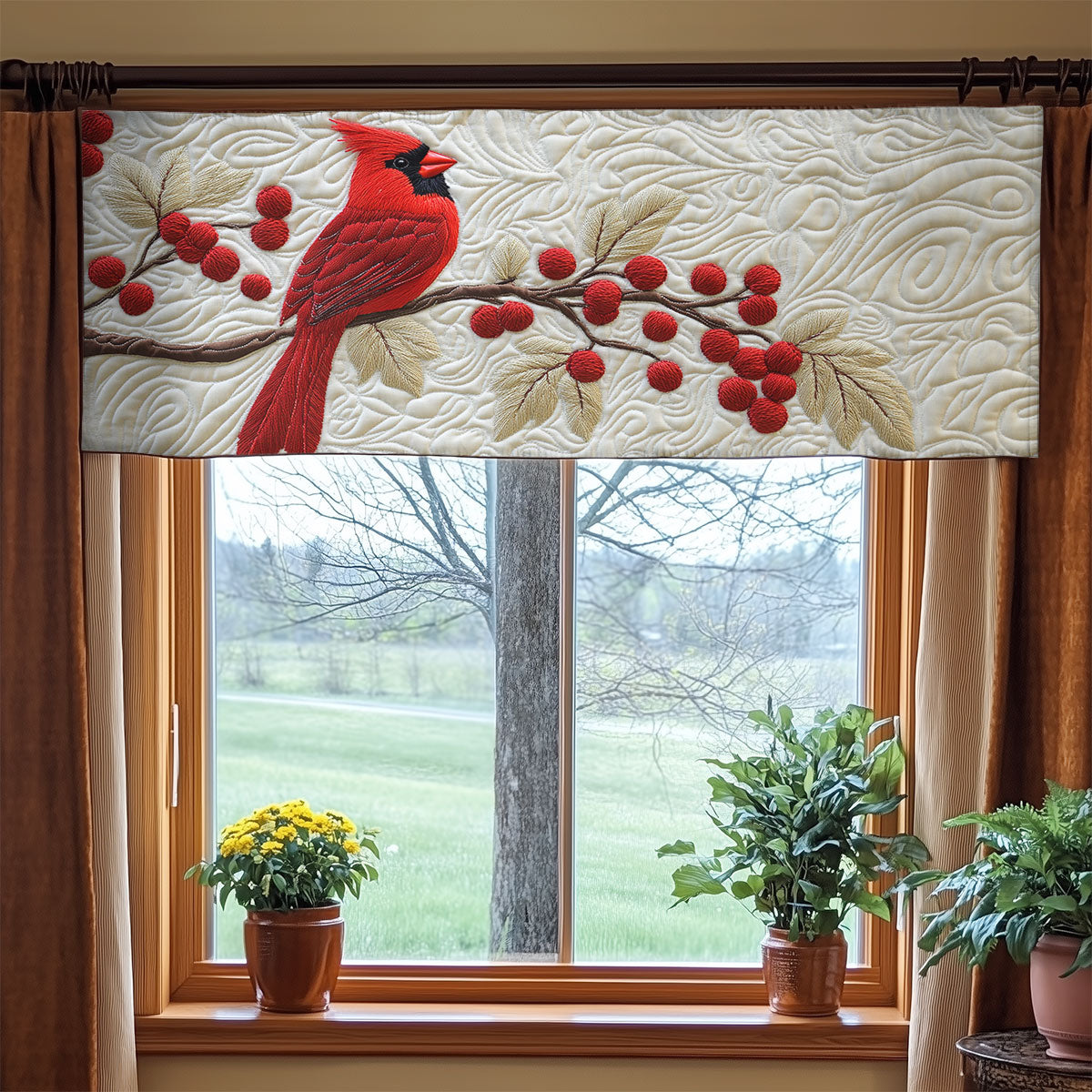 Cardinal WX2203140CL Quilted Valance