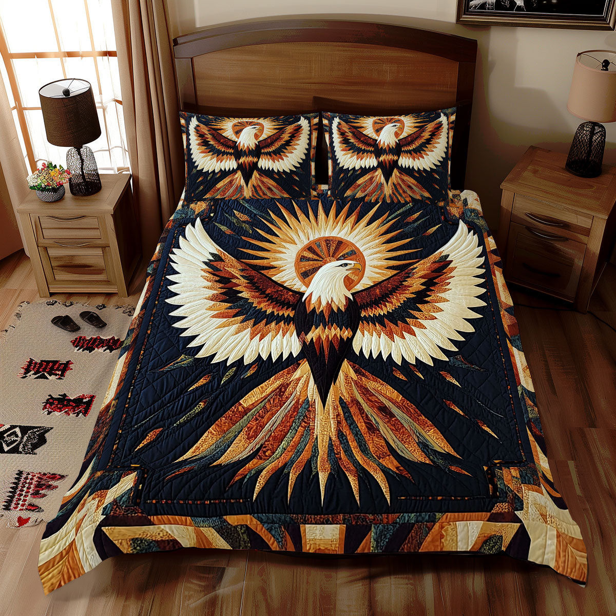 Golden Eagle Glory WX2512085CL Duvet Cover Set