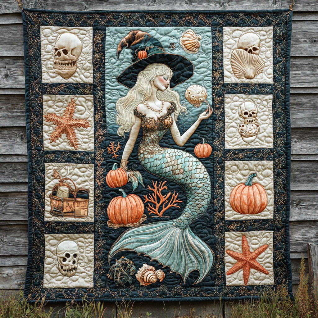 Whispering Mermaid Witch WN1908098CL Quilt