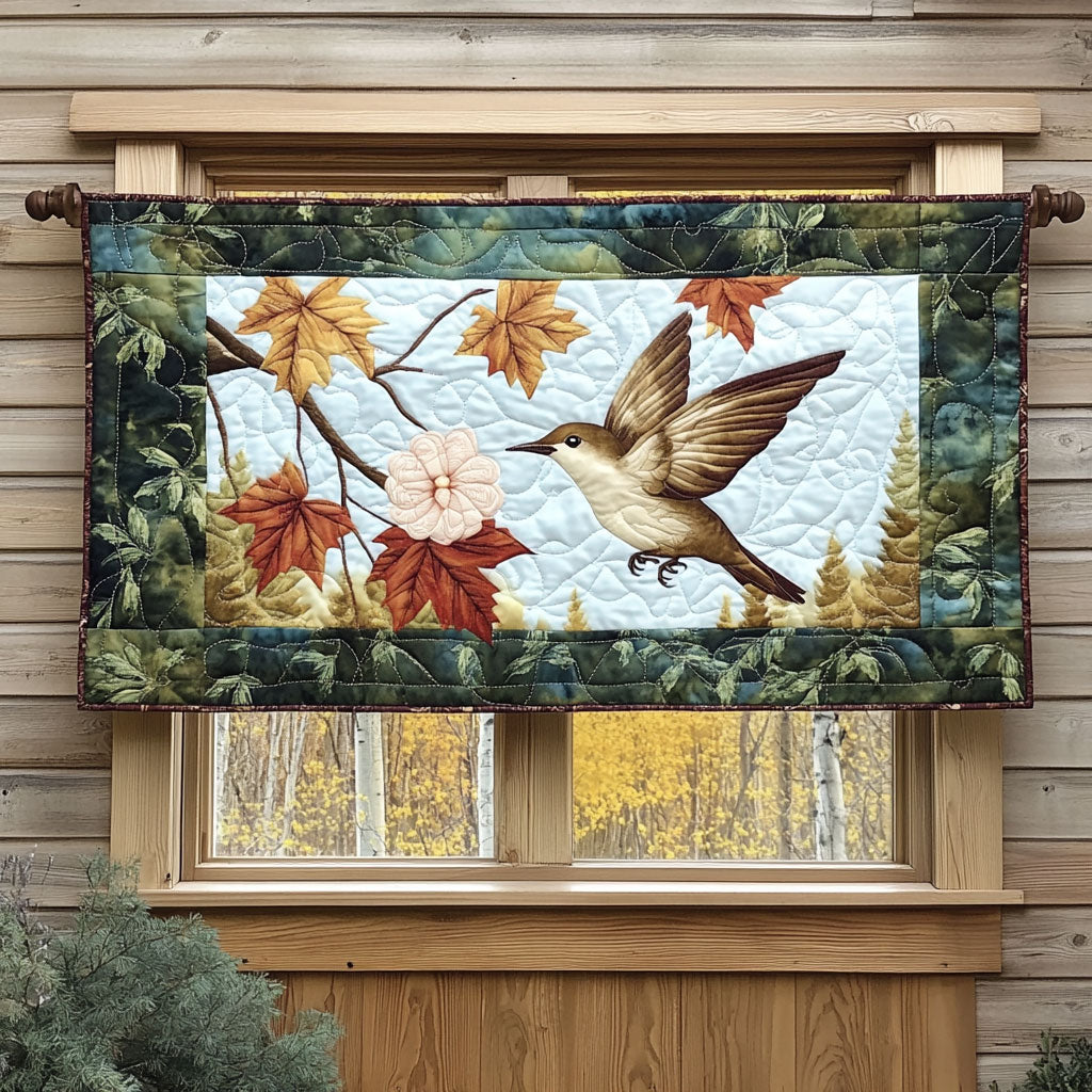 Autumn Little Songbird WP1403001CL Quilted Valance