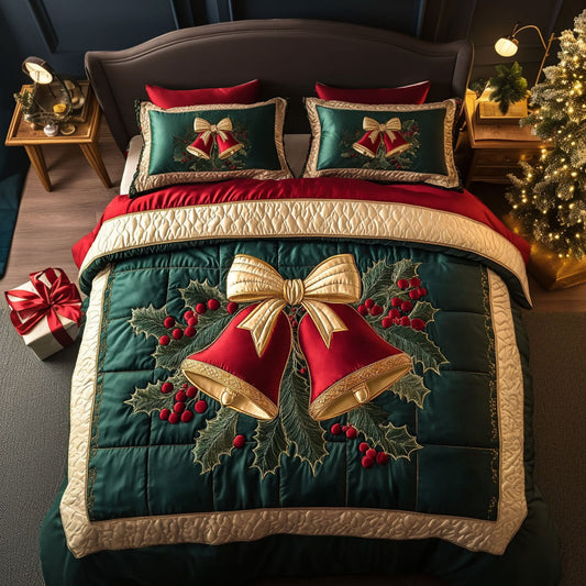 Wondrous Christmas Bells WN0309116CL Duvet Cover Set