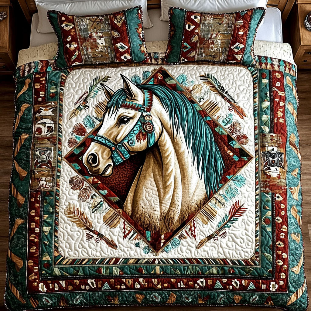 Native Pattern Horse WY2101030CL Duvet Cover Set