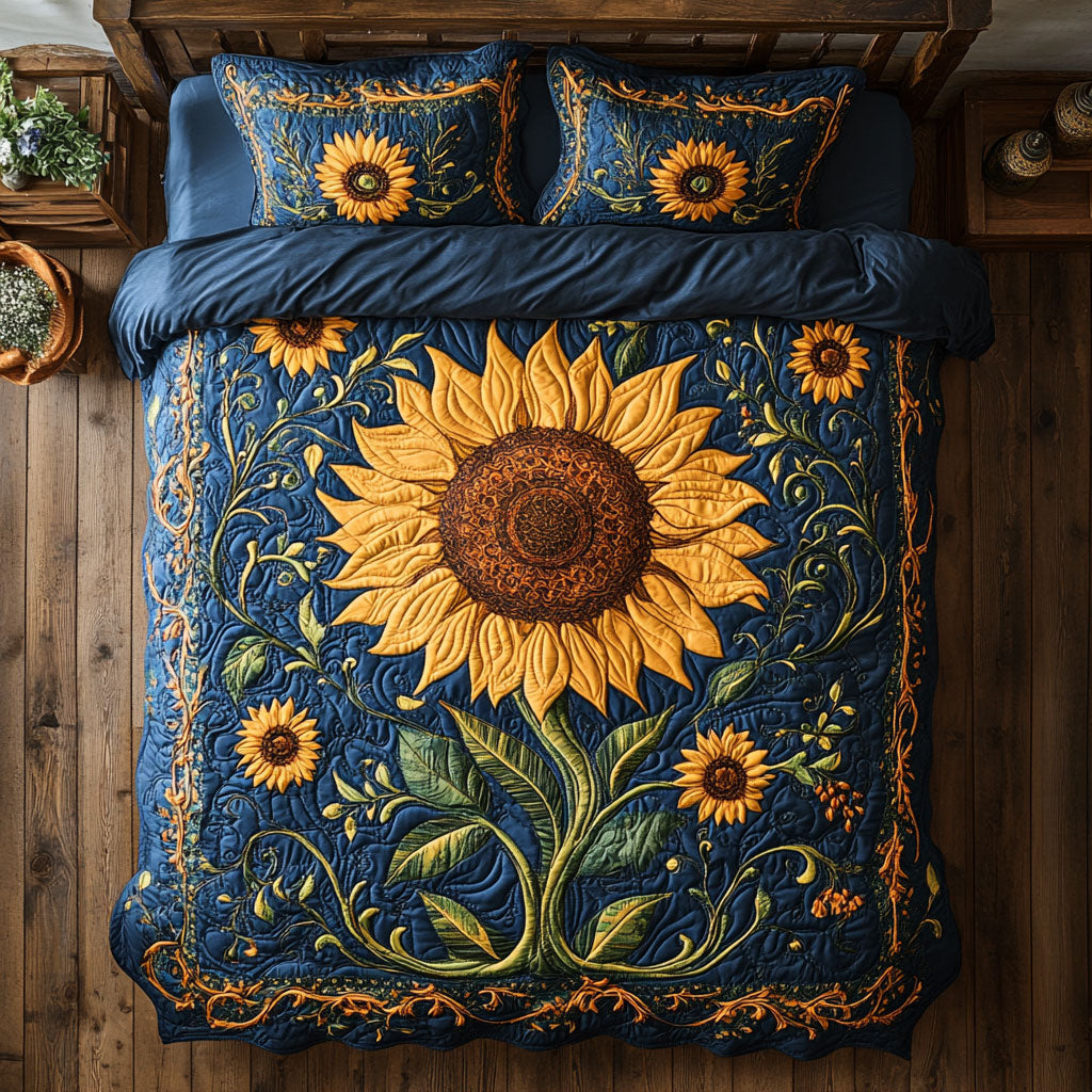 Royal Sunflower WY1402100CL Duvet Cover Set