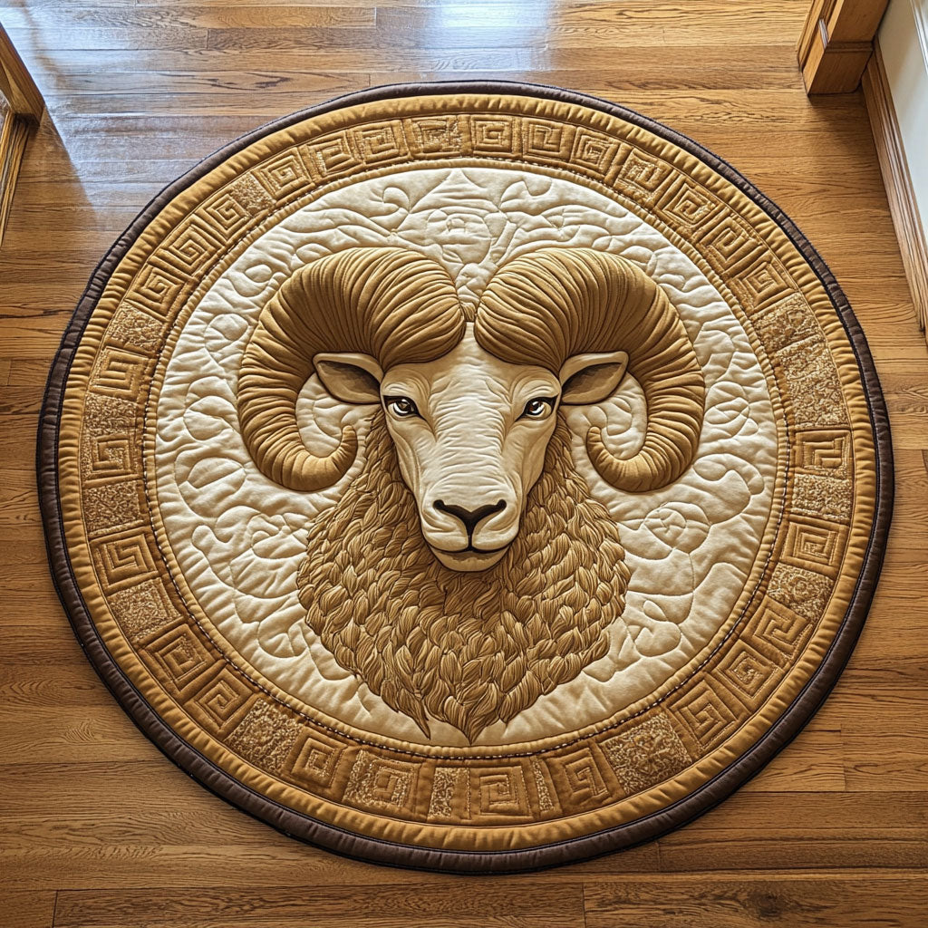 Golden Charming CP1507053CL Quilted Round Mat