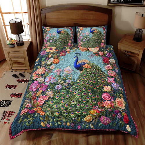 Peacock Pretty WX0612065CL Duvet Cover Set