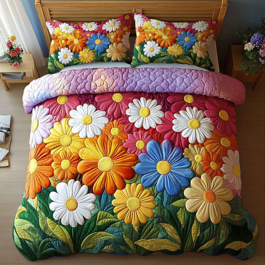 Vibrant Daisy WX0506032CL Duvet Cover Set