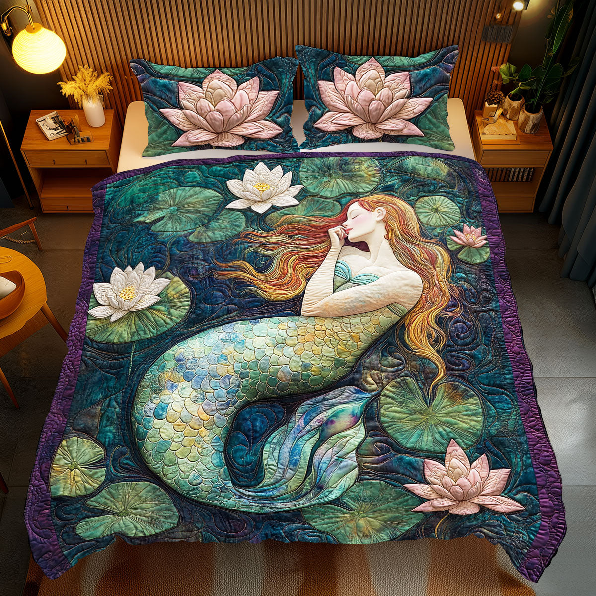 Dreamy Mermaid WU2612004CL Duvet Cover Set