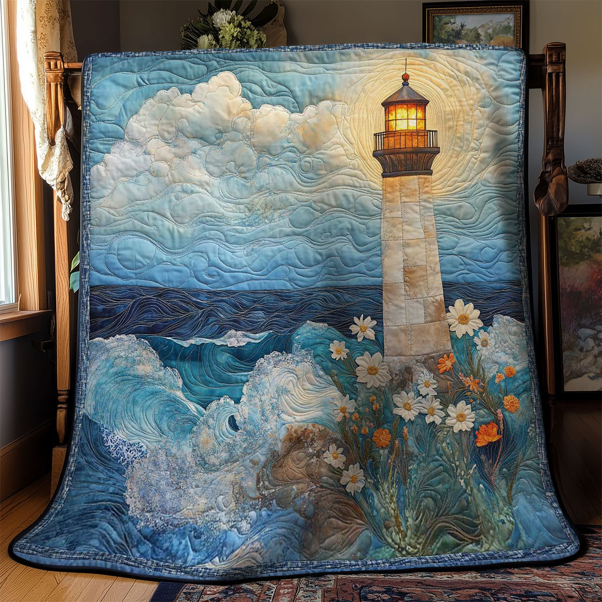 Golden Lighthouse WN2403041CL Quilt