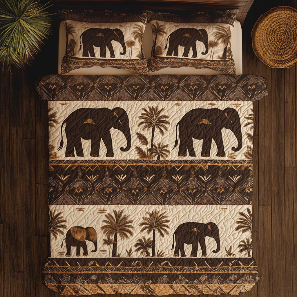 Elephant African Safari WU2802026CL Duvet Cover Set