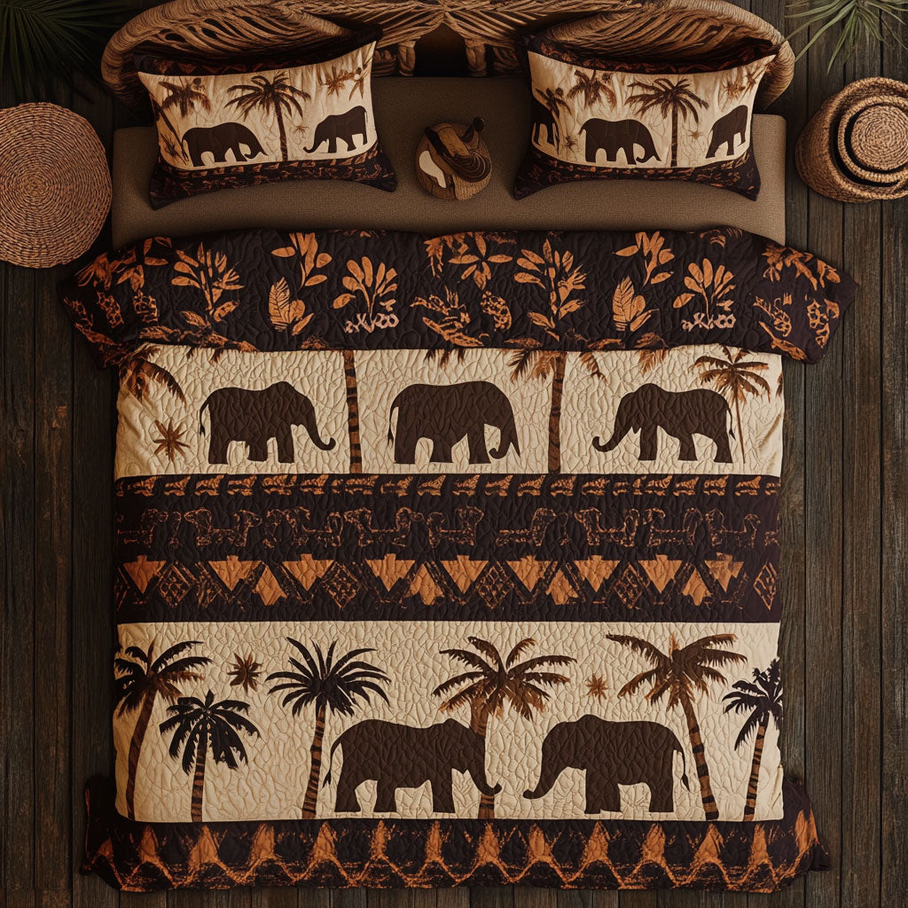 Elephant African Safari WU2802027CL Duvet Cover Set