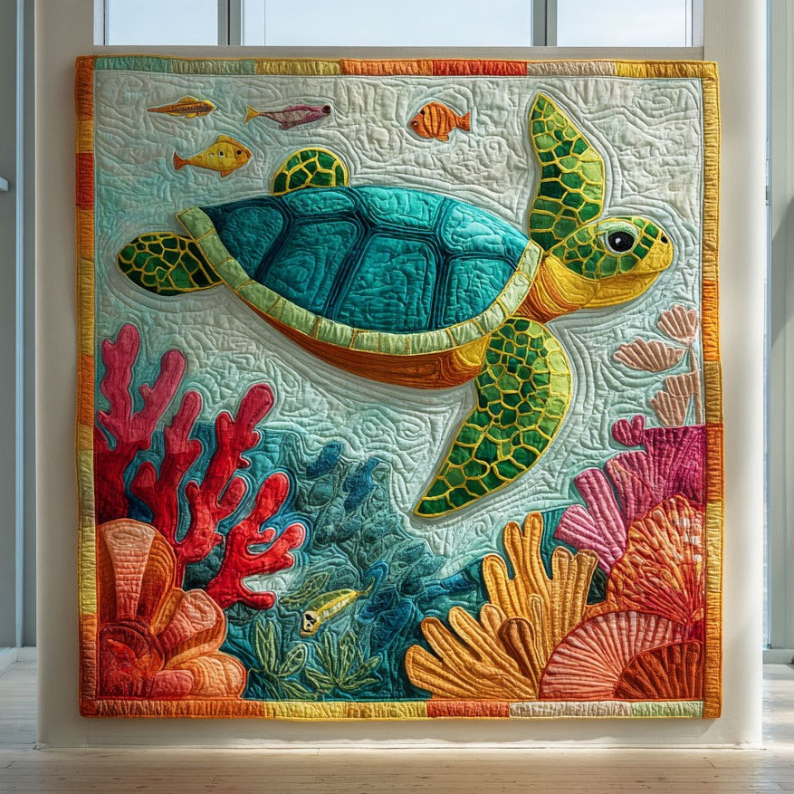 Marine Turtle Dream CW0509033CL Quilt