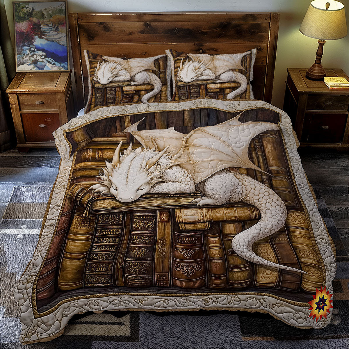 Sleeping Dragon WY2111052CL Duvet Cover Set