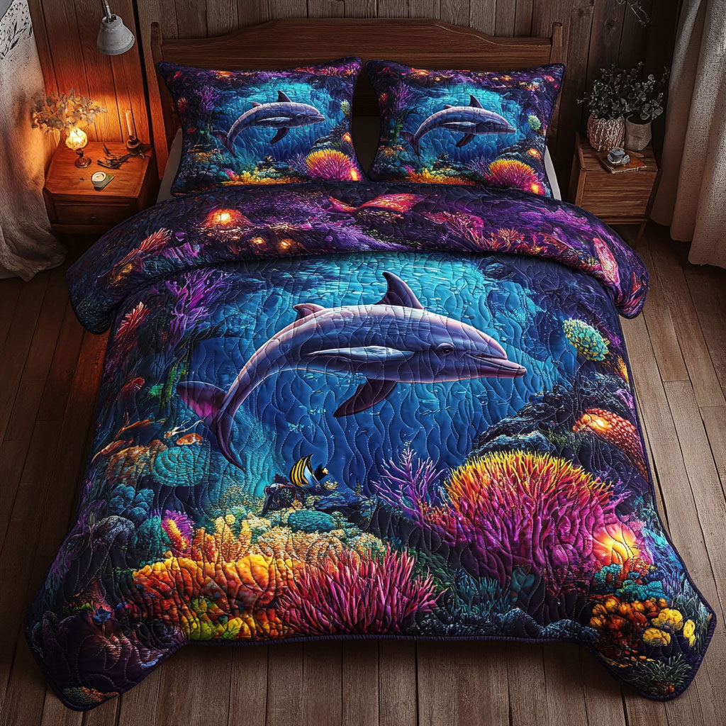 Dolphin Happy WT1501007CL Duvet Cover Set