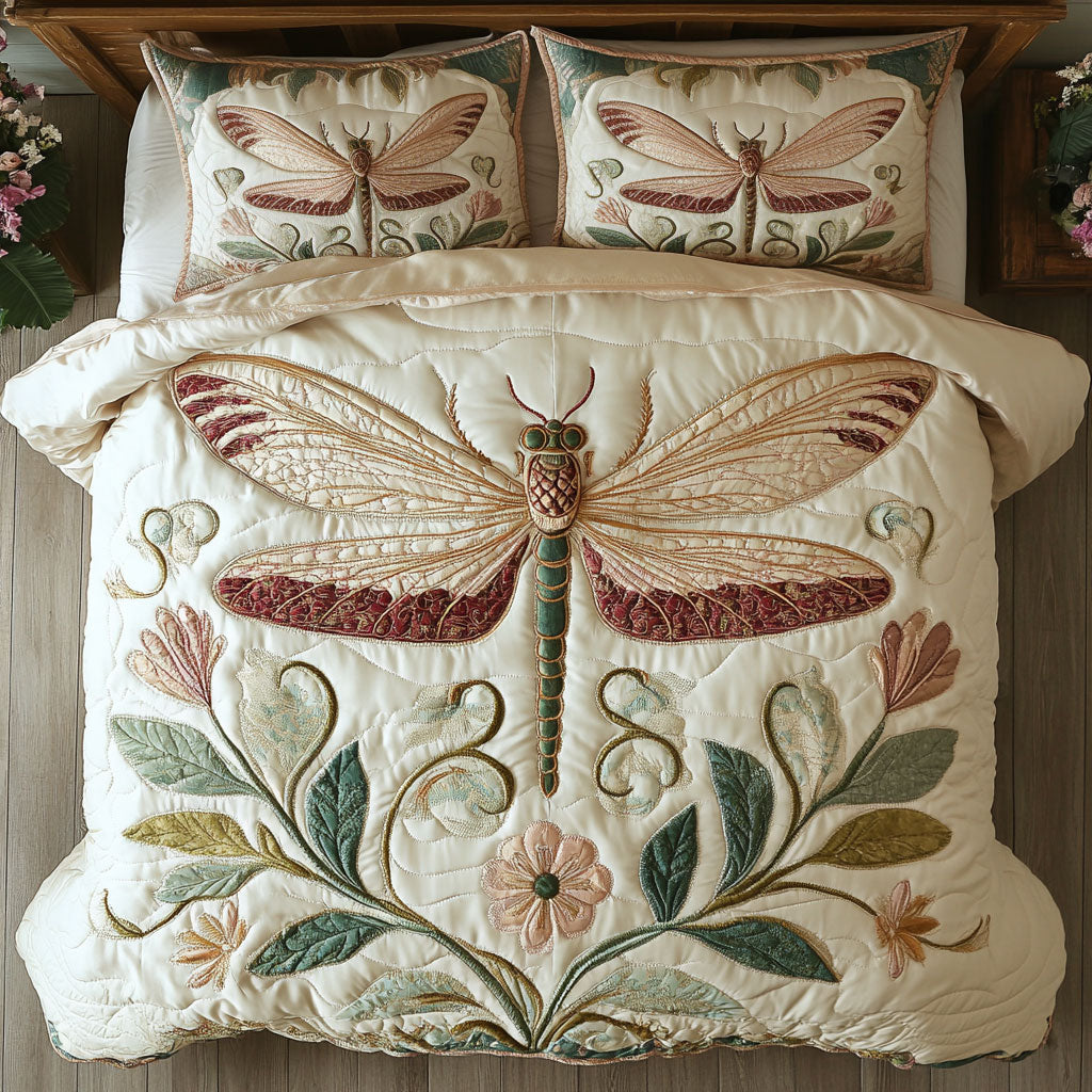 Elegent Dragonfly WY2502028CL Duvet Cover Set