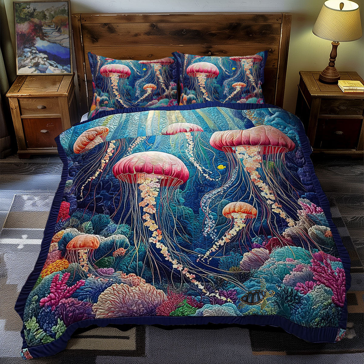 Jellyfish WY0412047CL Duvet Cover Set