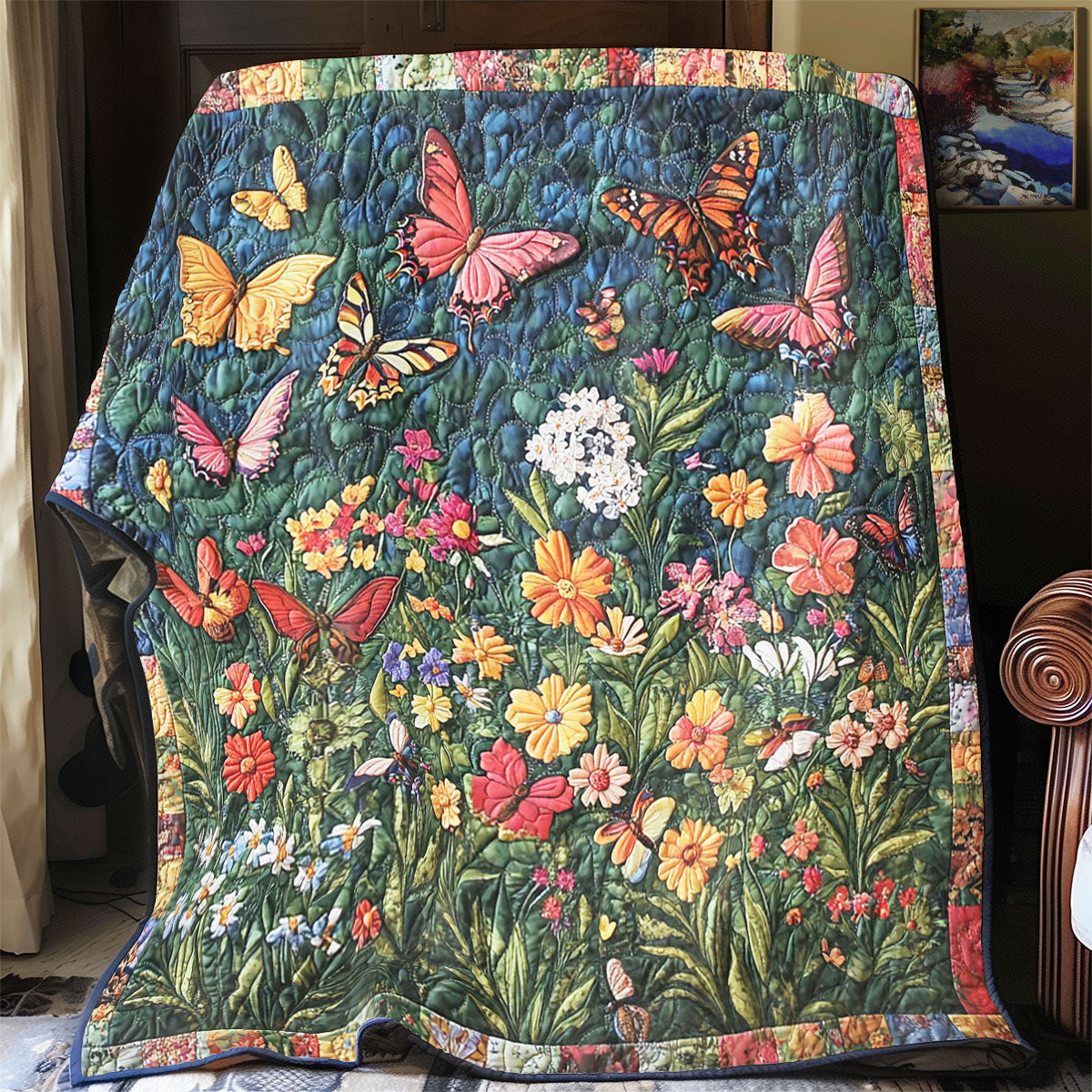 Butterfly Bloom Festival CW1707003CL Quilt