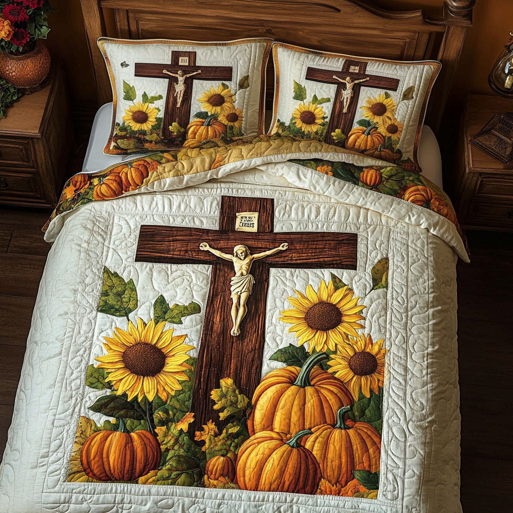 Harvest Cross WY0508014CL Duvet Cover Set