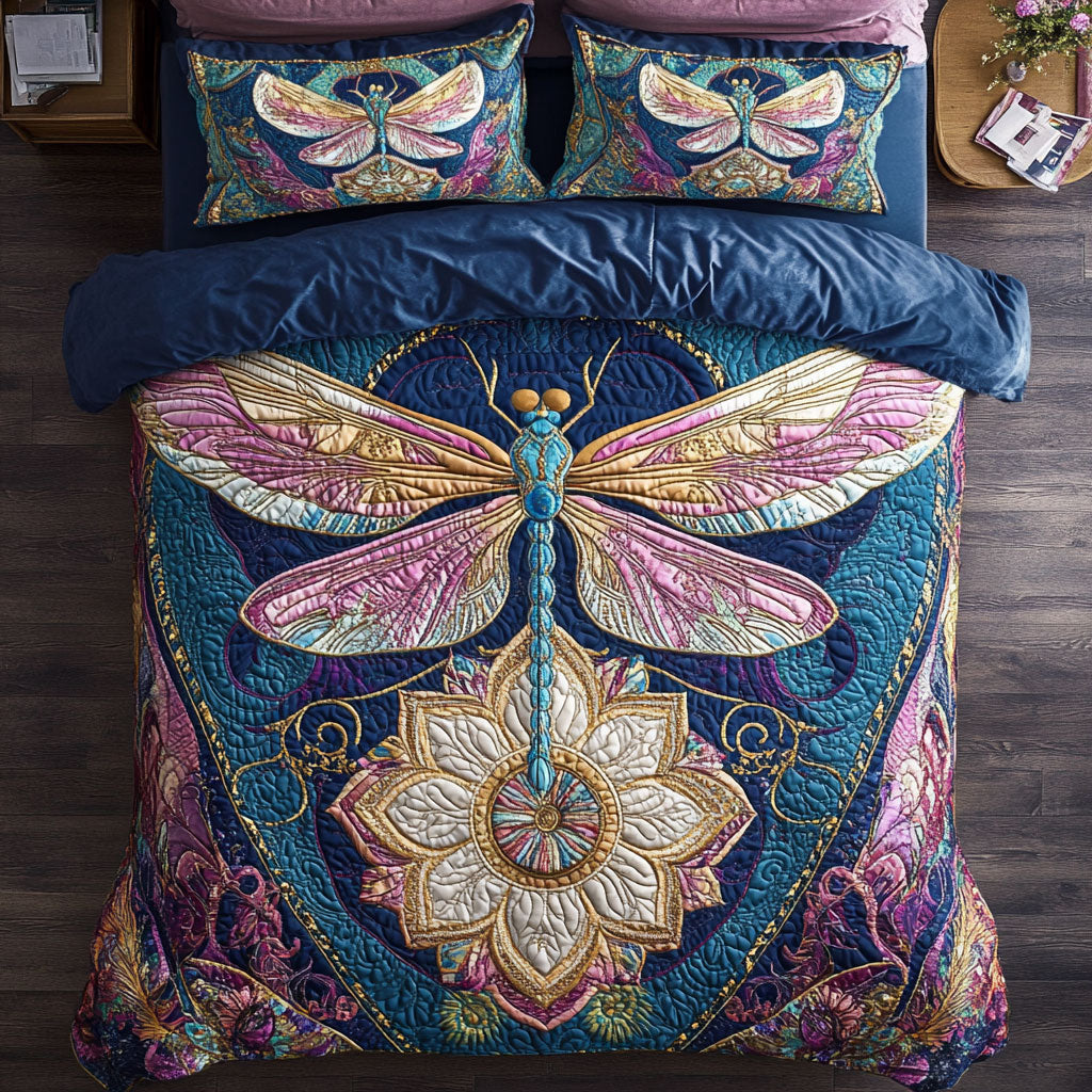 Turquoise Dragonfly DH0210012CL Duvet Cover Set