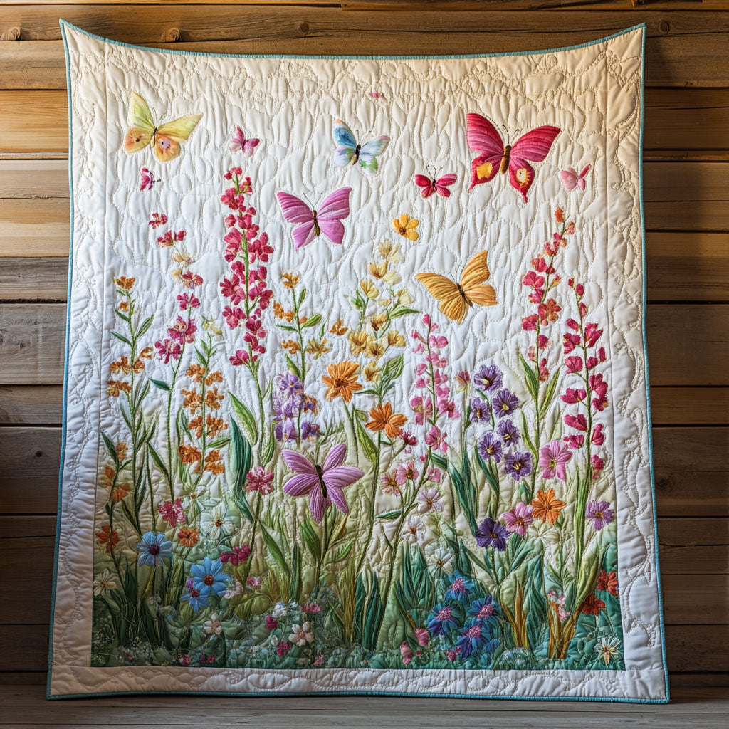Butterfly Bloom Garden CW1806004CL Quilt