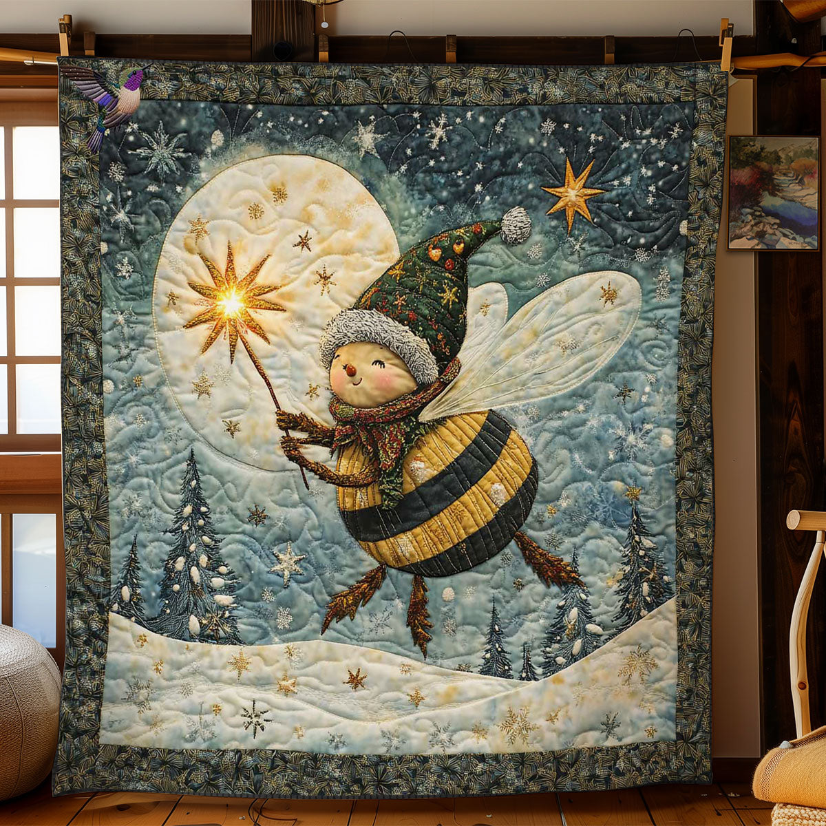 Holiday Bee WN1511079CL Quilt