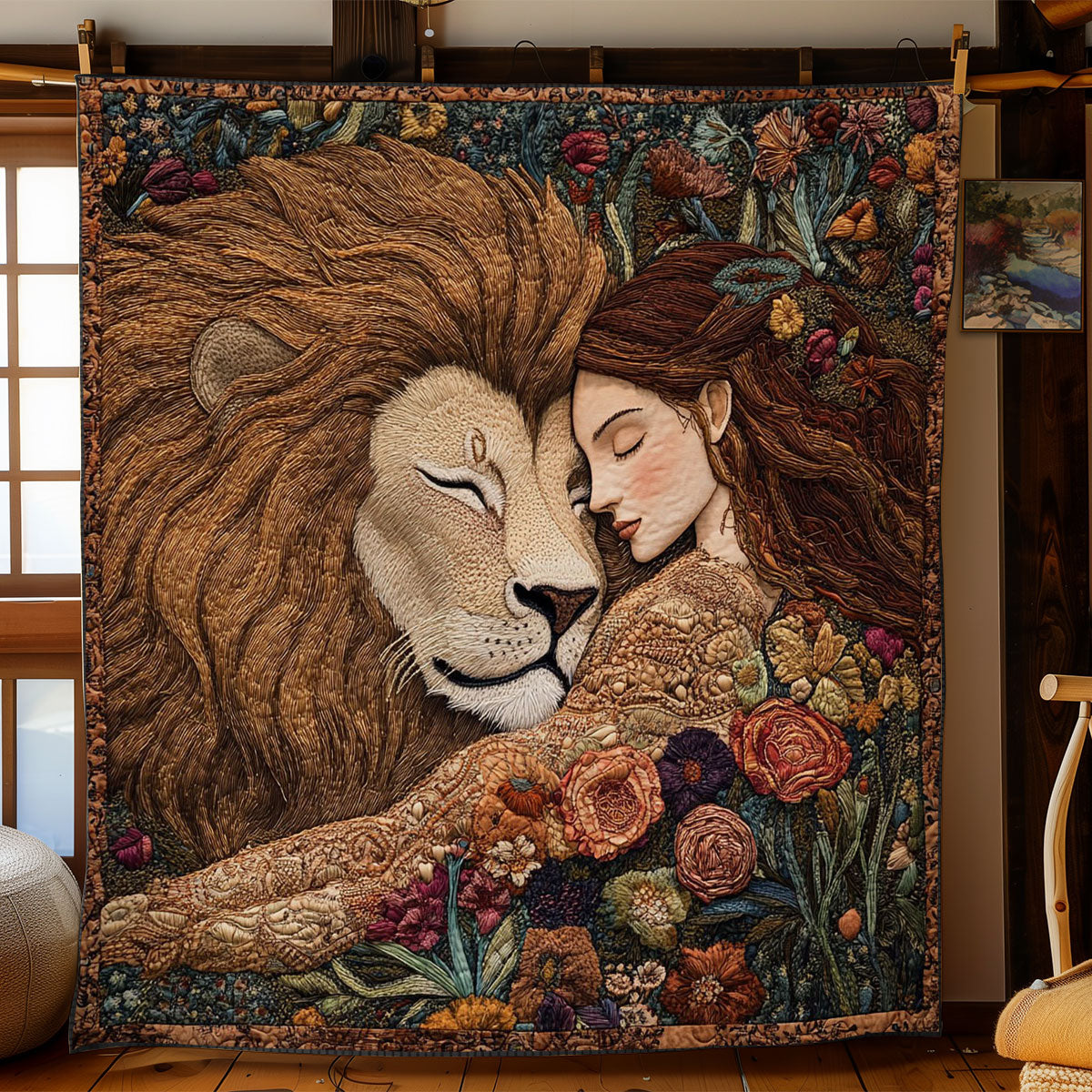 Lion Embrace WN3105024CL Quilt