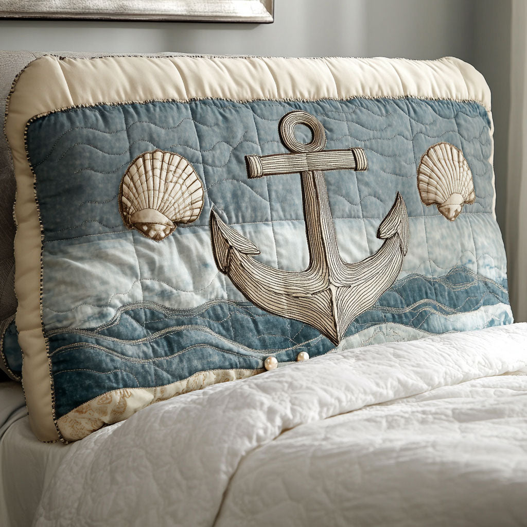 Saltair Anchor WN0501046CL Quilted Headboard Slipcover