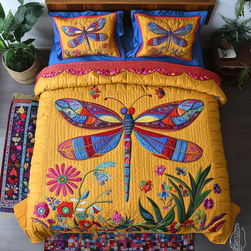 Colorful Dragonfly WY2502008CL Duvet Cover Set