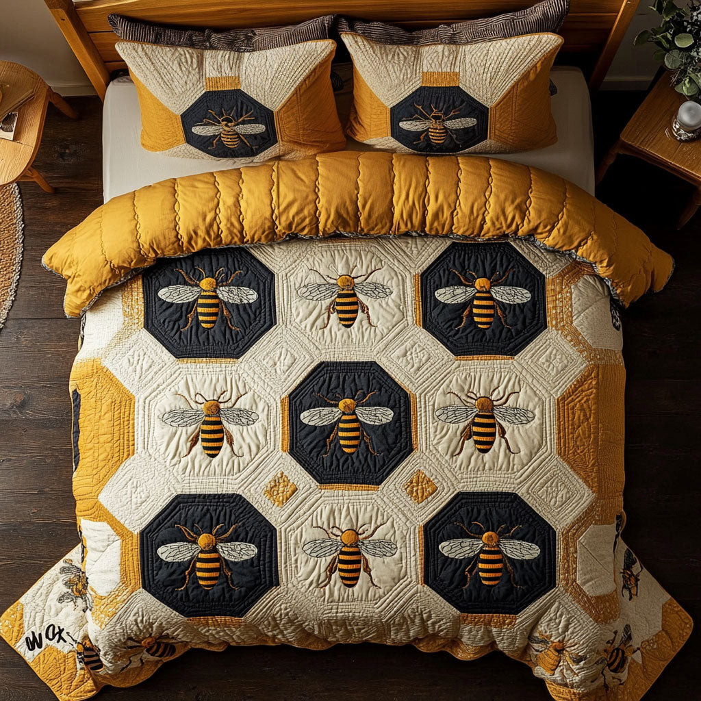 Honey Hex CP1511017CL Duvet Cover Set
