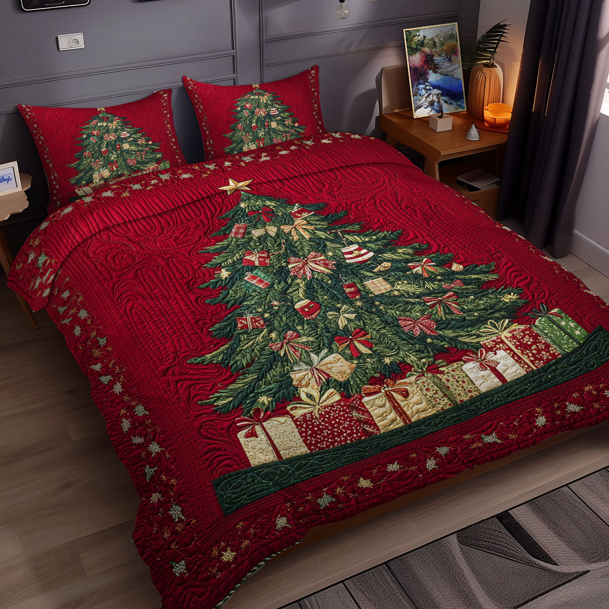 Christmas Tree WX2211060CL Duvet Cover Set