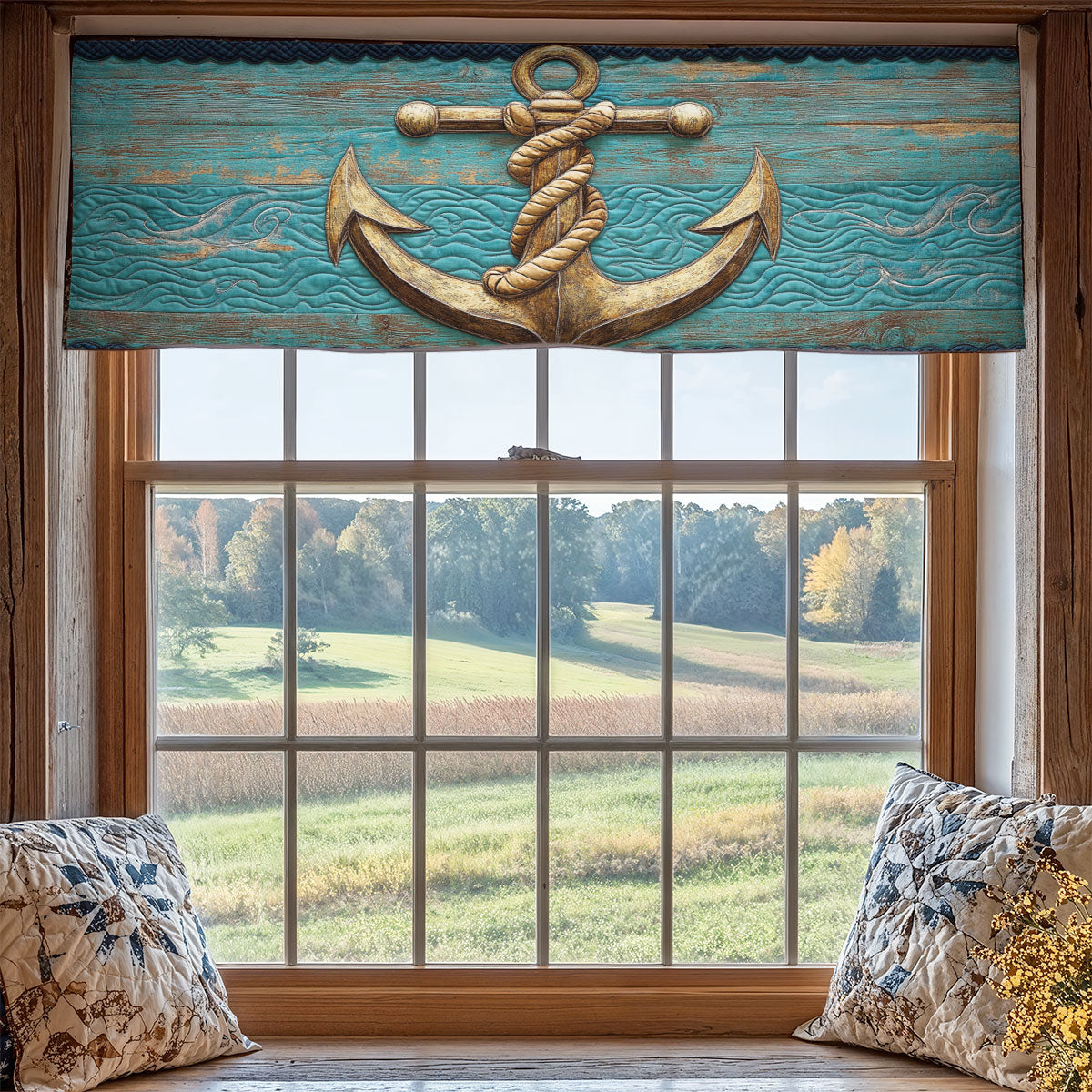 Vintage Anchor WX2205054CL Quilted Valance