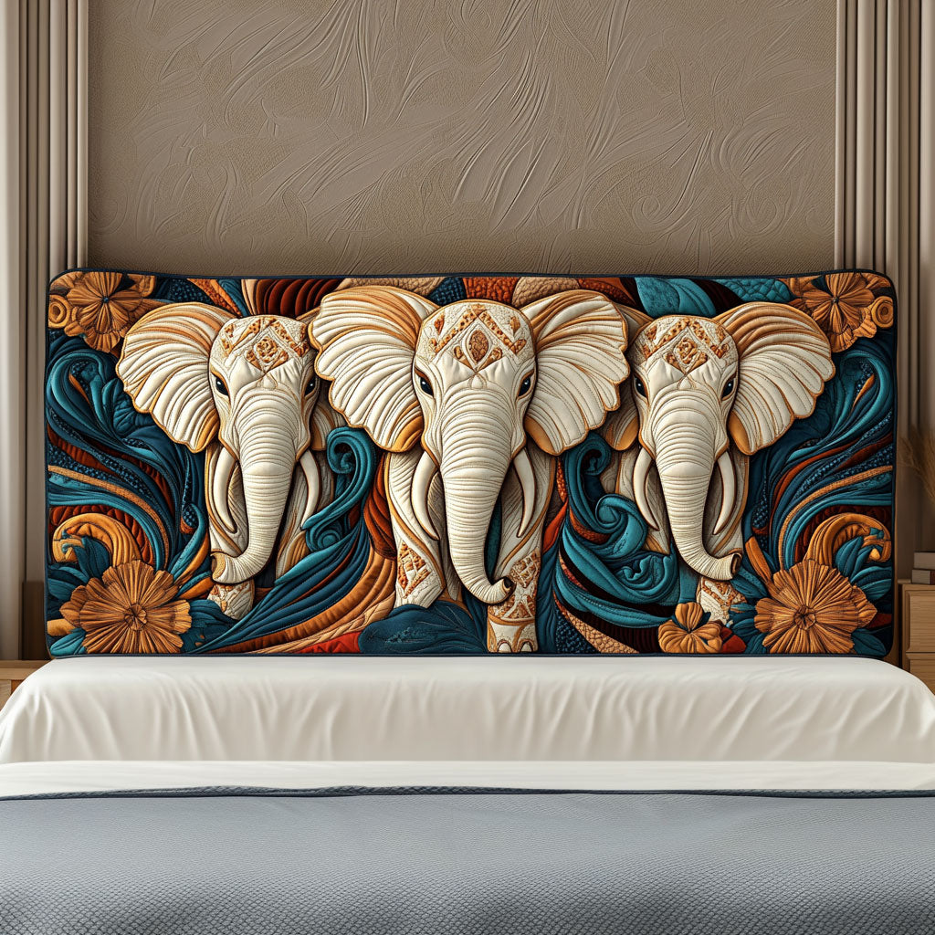Elephant Souls KL3112017CL Quilted Headboard Slipcover