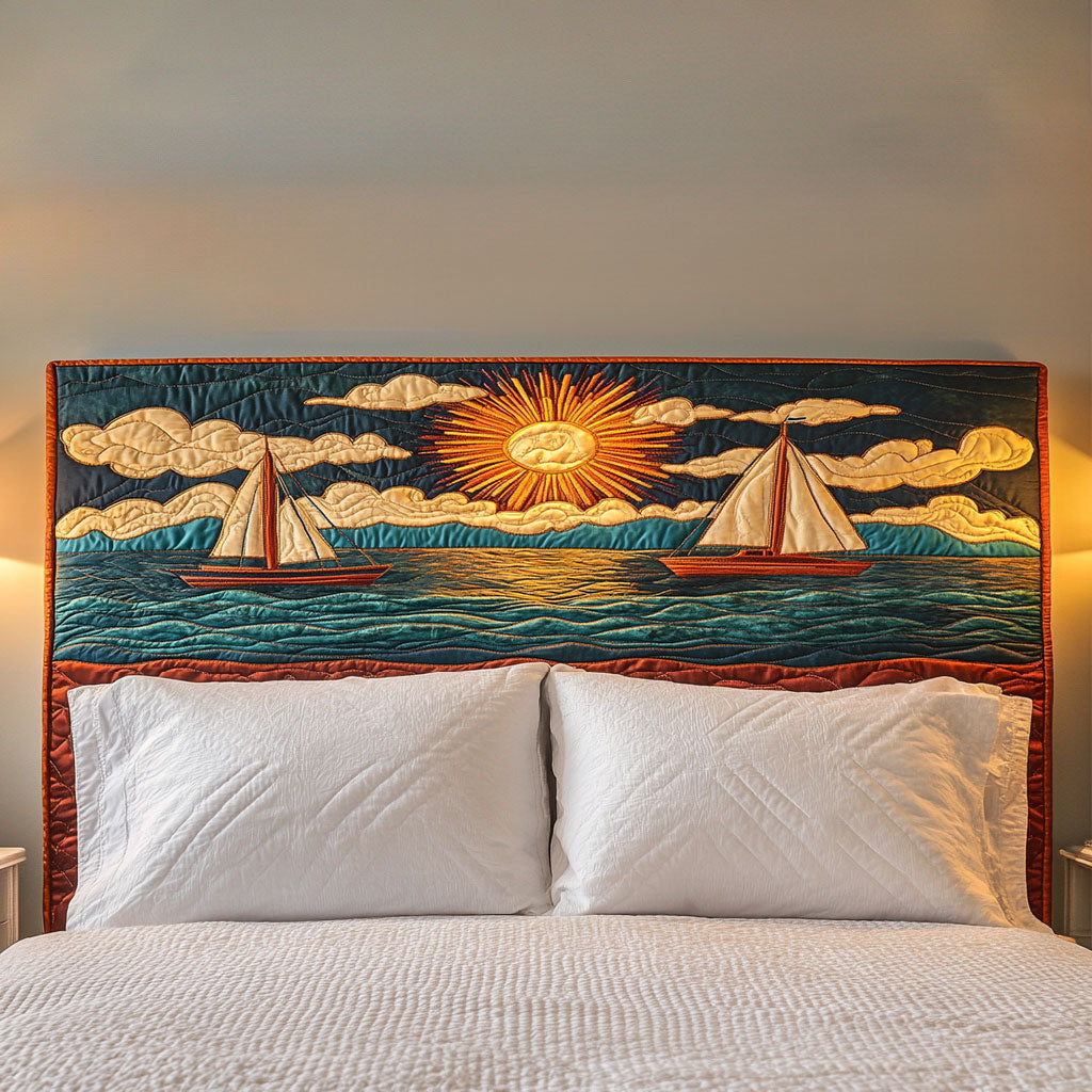 Drift Sailboat WN2412010CL Quilted Headboard Slipcover