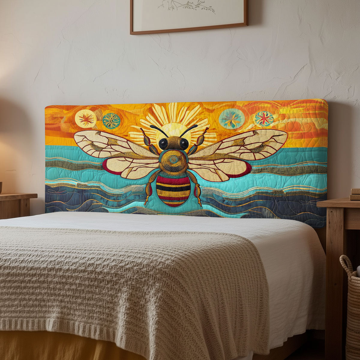 Sacred Bee CP2212038CL Quilted Headboard Slipcover