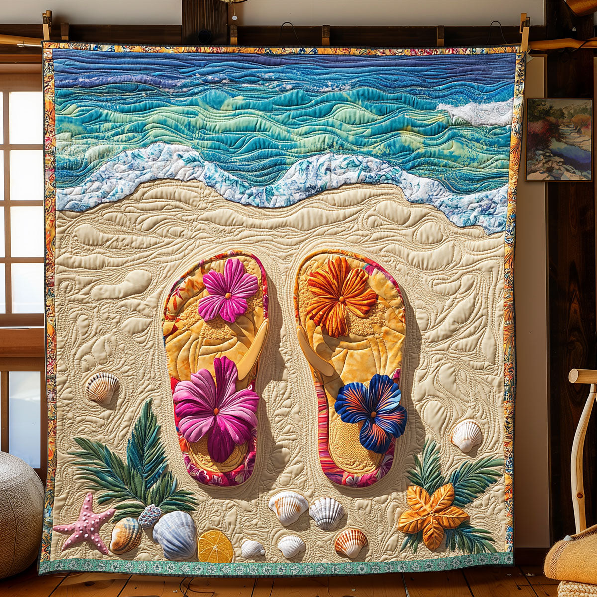 Summer Beach CQ0306020CL Quilt