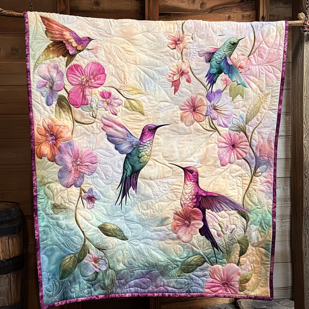 Hummingbird Bloom CW1505122CL Quilt