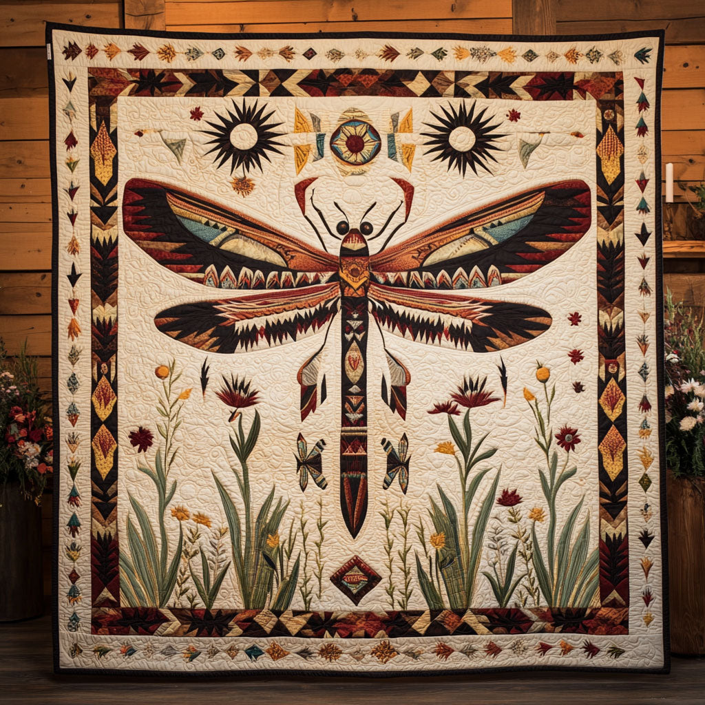 Tribal Dragonfly Wings CW1806044CL Quilt