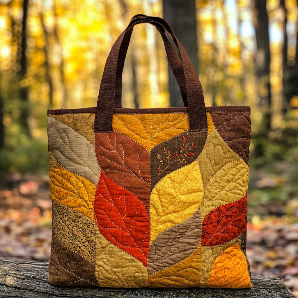 Falling Colors WJ2309003CL Quilted Tote Bag