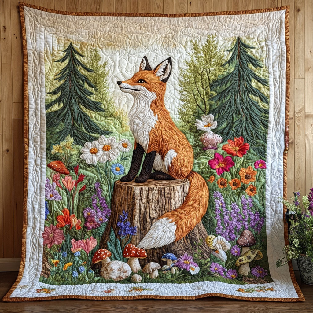 Fox in Forest CW1006029CL Quilt