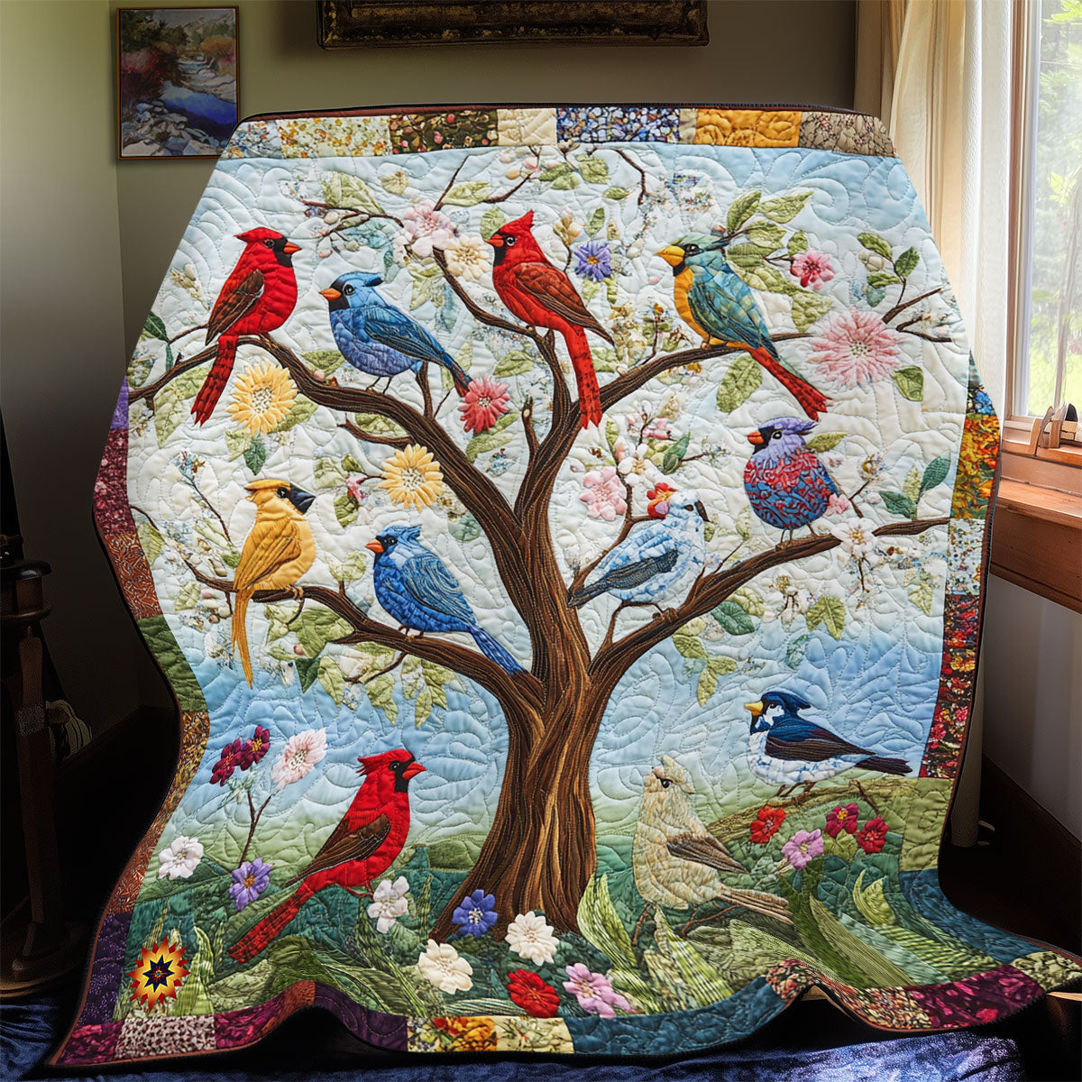 Thriving Bird WX2612054CL Quilt
